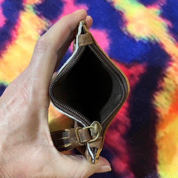 Brand New Real Leather Hair on Hide Credit Card/Driver's License and Coin Wallet - Picture 2 of 5